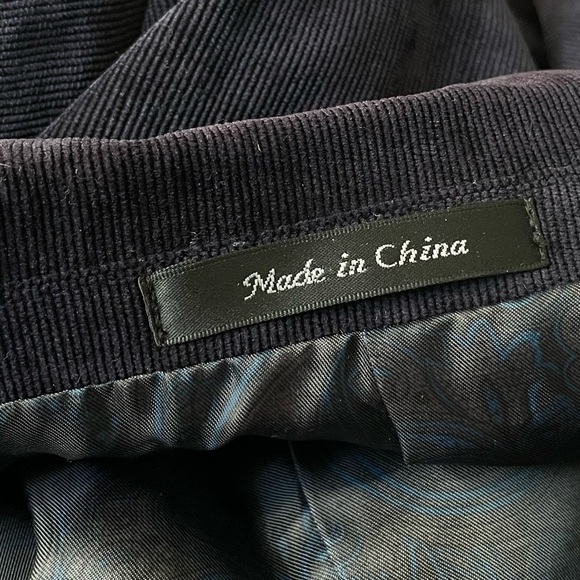 Lauren Ralph Lauren Navy Corduroy 2-Button Sport Coat Blazer Jacket nbnn - Picture 16 of 16
